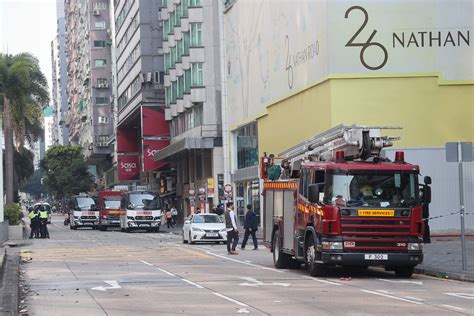 中間道地盤|尖沙咀中間道地盤四級火 今早八時半大致救熄 